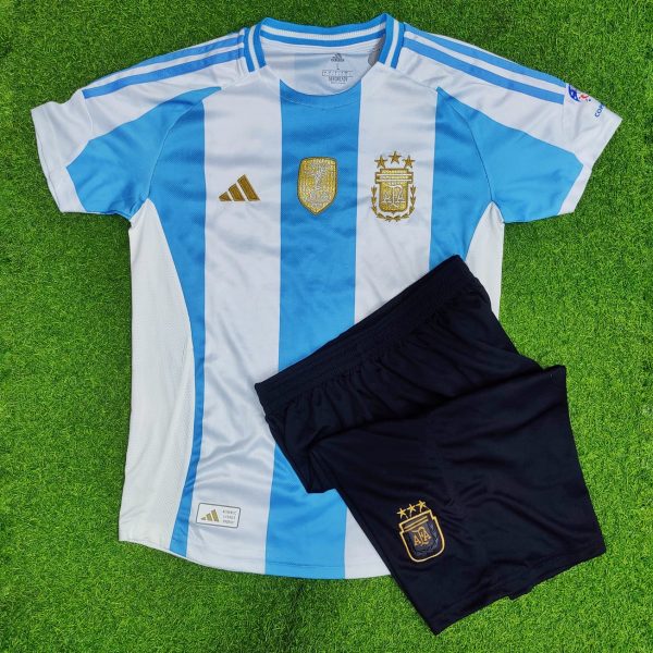 Argentina 2024 Copa America Home Kit + Shorts Combo