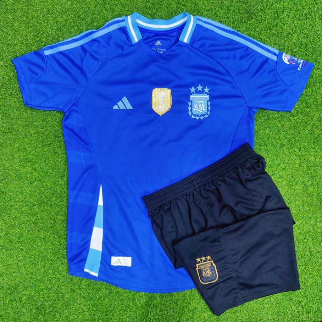 Argentina 2024 Copa America Away Kit + Shorts Combo