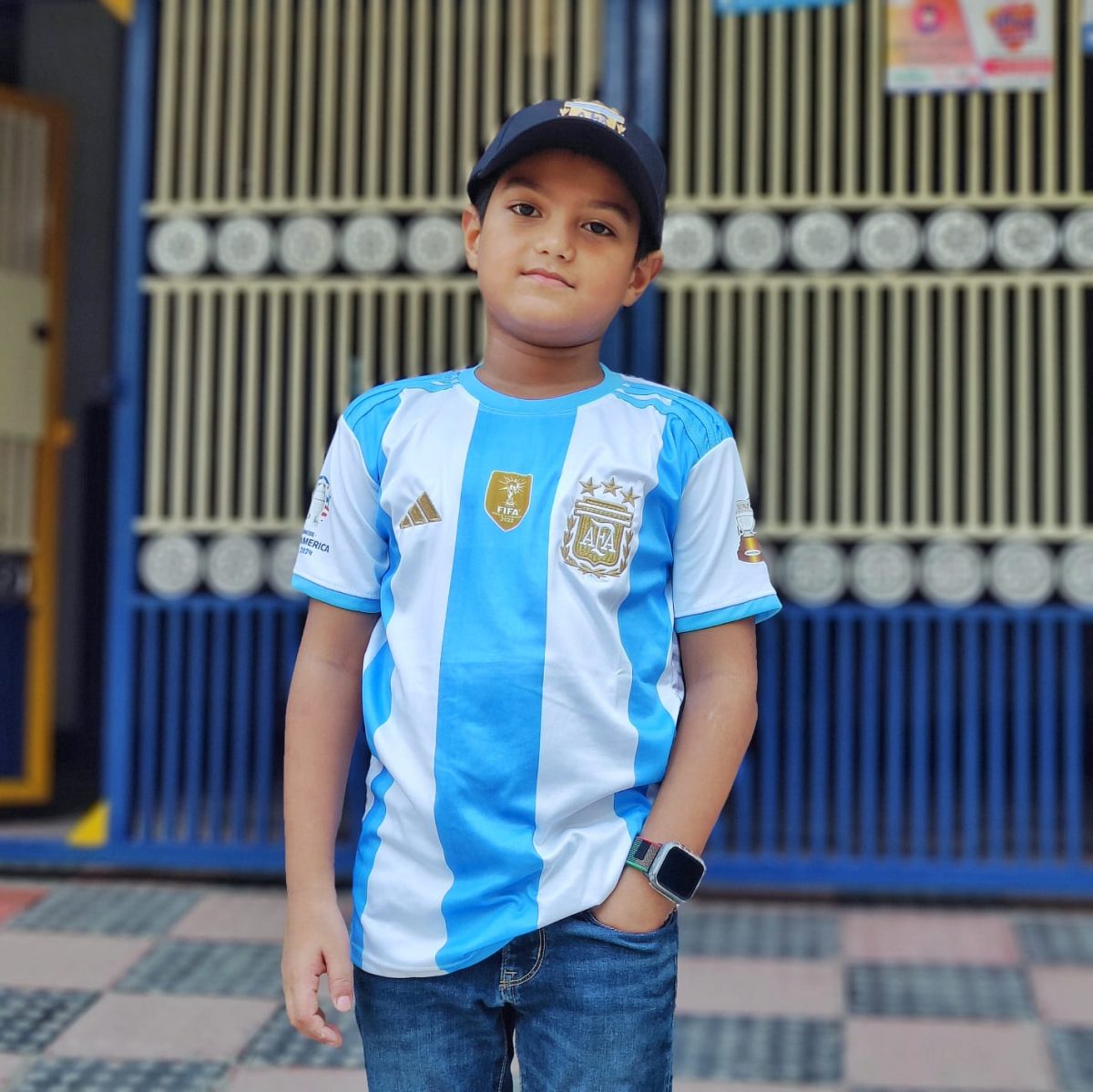 Argentina Home Jersey -Baby Size